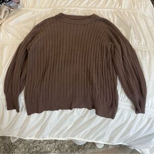Aerie soft mauve oversized sweater